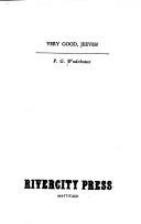 Very Good, Jeeves cover
