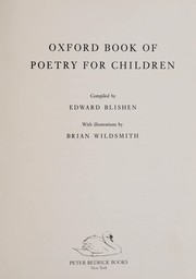 Oxford Book of Poetry for Children cover