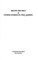 Below the belt & other stories cover