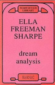 Dream analysis cover