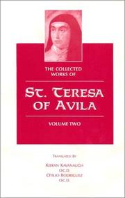 The collected works of St. Teresa of Avila cover