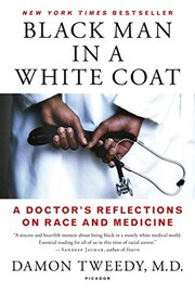 Black man in a white coat cover