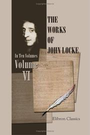 The works of John Locke cover
