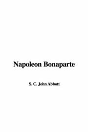 The history of Napoleon Bonaparte cover