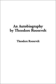 The autobiography of Theodore Roosevelt cover