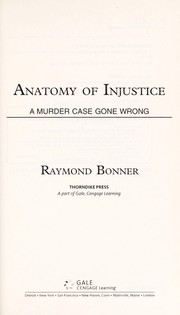 Anatomy of Injustice cover