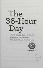 The 36-hour day cover