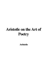 Poetics cover