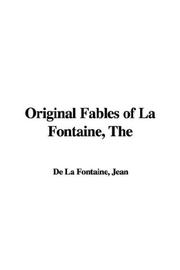 The Original Fables of La Fontaine cover