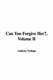 Can you forgive her? cover