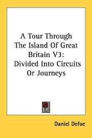 Tour thro' the whole island of Great Britain cover
