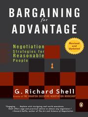 Bargaining for advantage cover