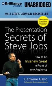 The presentation secrets of Steve Jobs cover