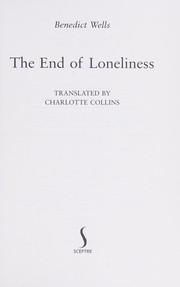 The End of Loneliness cover