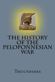 The history of the Peloponnesian war, translated from the Greek of Thucydides. ... By William Smith, .. cover