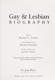 Gay & Lesbian Biography cover