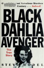 Black Dahlia Avenger cover