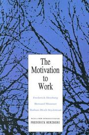 Motivation to Work cover
