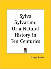 Sylva sylvarum cover