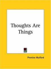 Thoughts Are Things cover
