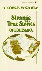 Strange True Stories Of Louisiana cover