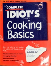 The complete idiot's guide to cooking basics cover