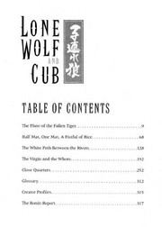 Lone wolf and cub cover