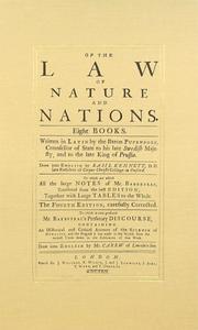 De jure naturae et gentium cover