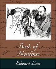A book of nonsense cover