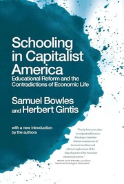 Schooling in Capitalist America cover