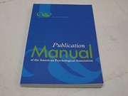 Publication Manual of the American Psycological Association cover