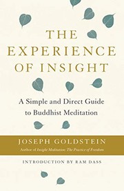 The experience of insight cover