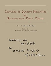 Lectures on quantum mechanics cover