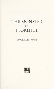 The Monster of Florence cover