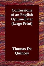 Confessions of an English opium eater cover