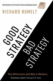 Good Strategy Bad Strategy cover