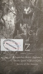 The Lost City of Z cover