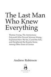 The Last Man Who Knew Everything cover