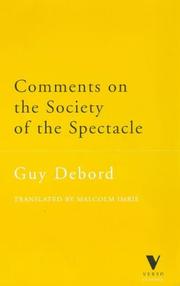 The Society of the Spectacle cover