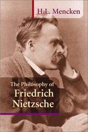 The philosophy of Friedrich Nietzsche cover