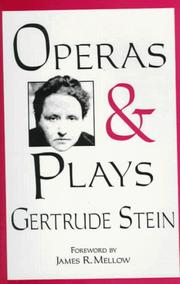 Operas and Plays cover