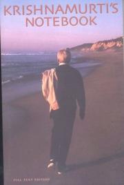 Krishnamurti's notebook cover