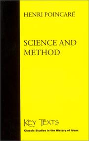 Science and Method (Key Texts) cover