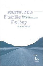 American public policy cover