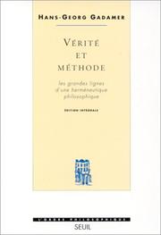 Wahrheit und Methode cover