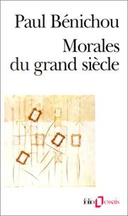 Morales du grand siècle cover