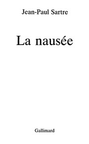 La nausée cover