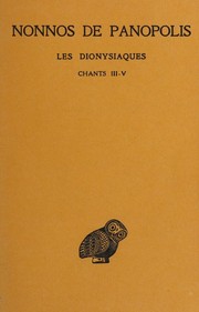 Dionysiaca cover