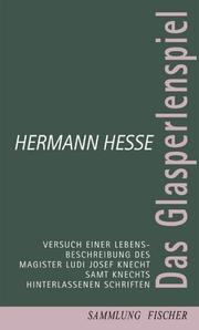 Das Glasperlenspiel cover