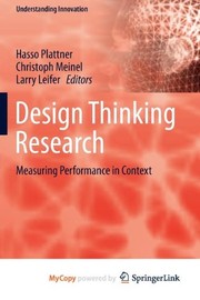Design Thinking Research cover